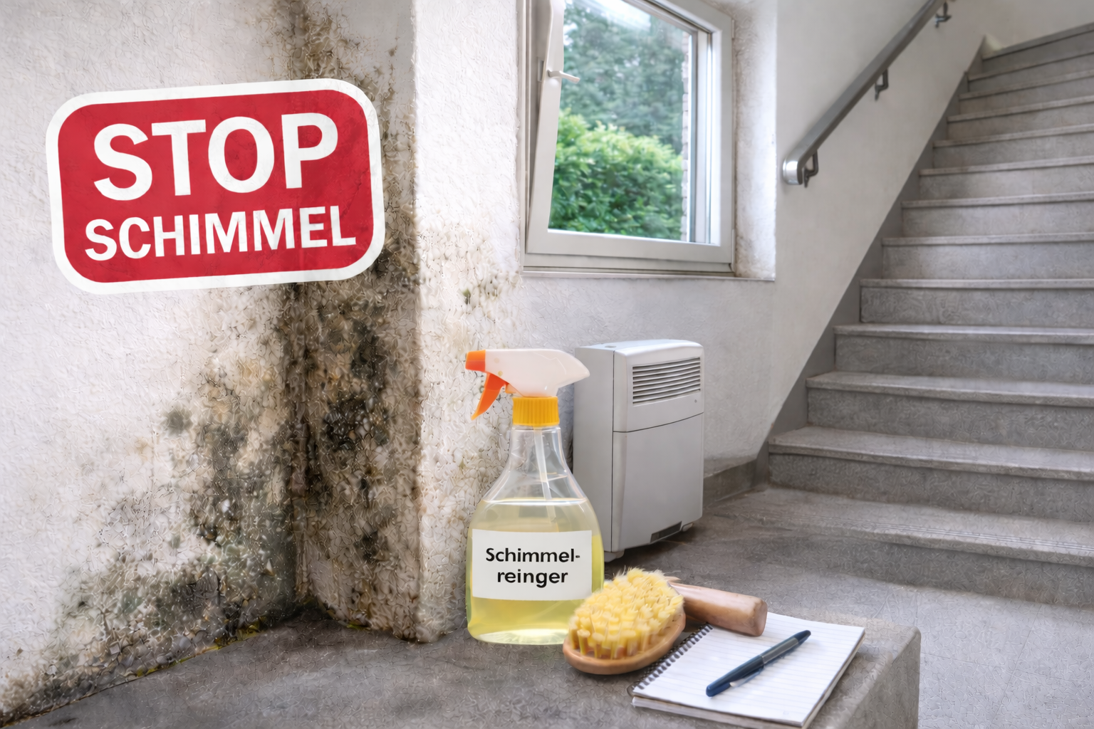 Tipps zur Schimmelvermeidung in Treppenhäusern und Kellern